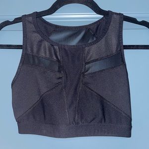 Black and sheer 90 Degree by Reflex sports bra